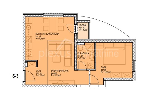 Wohnung, 52 m2, Verkauf, Split - Sirobuja