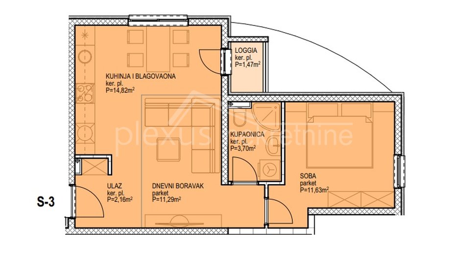 Wohnung, 52 m2, Verkauf, Split - Sirobuja