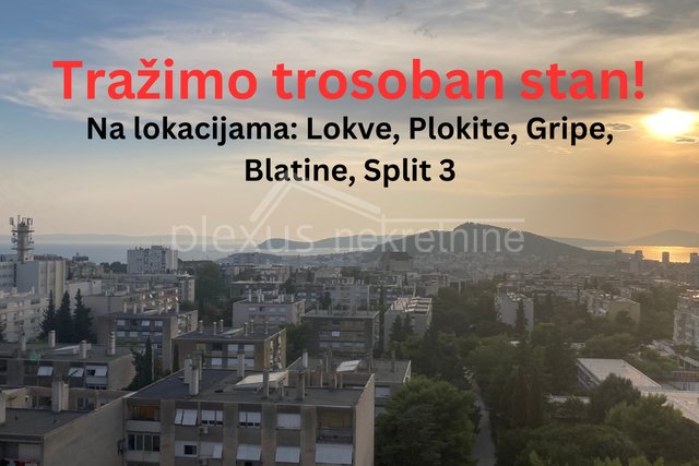 ZAMJENA: Dvosoban komforan stan: Split, Plokite