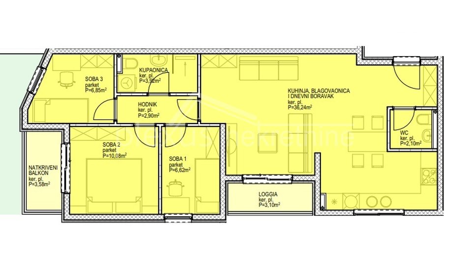 Wohnung, 88 m2, Verkauf, Split - Sirobuja