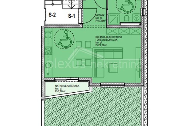 Jednosoban stan - NOVOGRADNJA: Split, Sirobuja, 77 m2