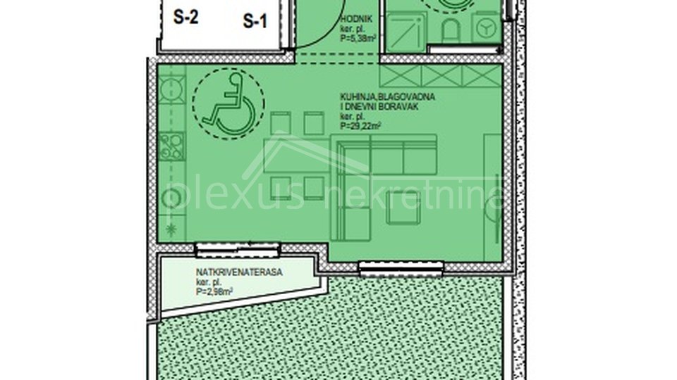 Jednosoban stan - NOVOGRADNJA: Split, Sirobuja, 77 m2