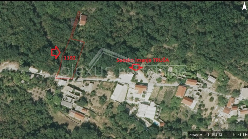 Land, 1192 m2, For Sale, Omiš - Tugare